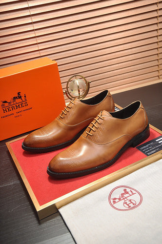 Hermès Black Slip-On Sneakers - Front View