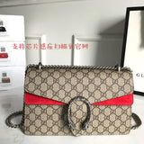 Front view of elevated modern women's handbag – women's designer-style accessory