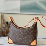 Front view of refined statement women's handbag – women's luxury accessory