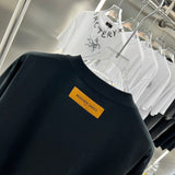 Side profile of Louis Vuitton cotton t-shirt with relaxed-fit cut
