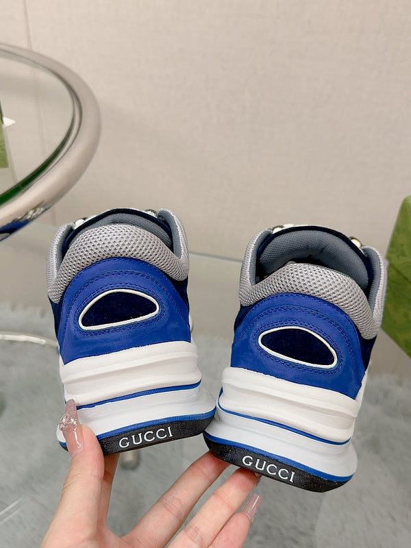Gucci crisp white luxury sneakers view 4 everyday casual design