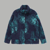 Front view of Louis Vuitton luxury clothing with monogram-inspired silhouette
