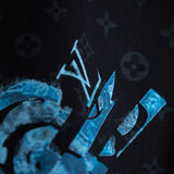 Front view of Louis Vuitton cotton t-shirt with logo-detail design