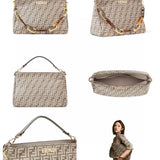Ziva's Charm handbag – front view (35cm*14cm*23cm)
