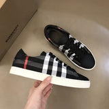 Burberry Nude Chunky Platform Sneakers - Front View