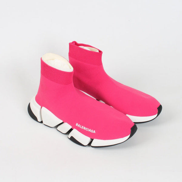 Balenciaga Camel Slip-On Sneakers - Angled View
