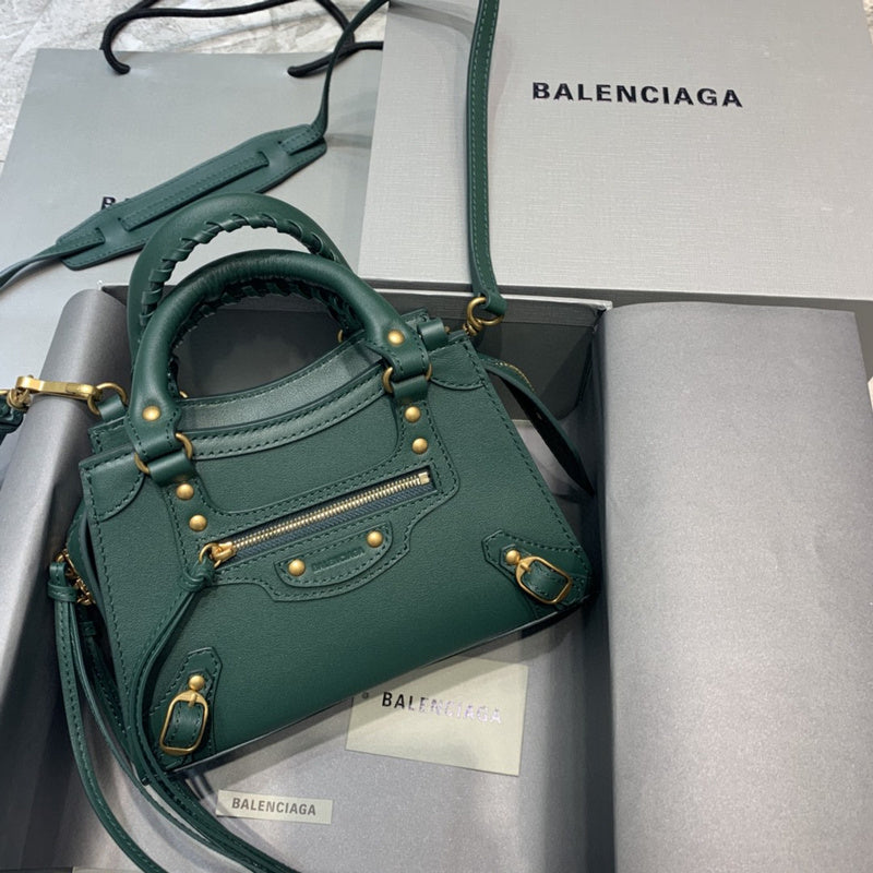 Bold Faux Leather Handbag - Signature Hardware Accents | Women's Premium Handbag #634 - front view (image 1) of designer-inspired handbag