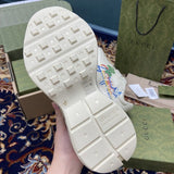 Gucci bold contrast luxury sneakers view 4 breathable knit upper
