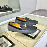 Hermes shoes Style 086 - texture and material detail