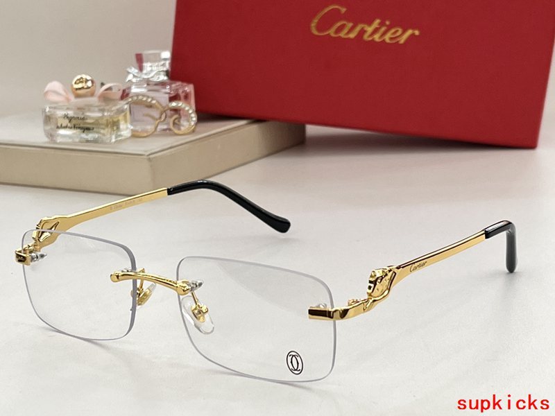 Front view of Cartier unisex sunglasses