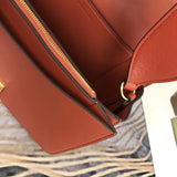 Handle and strap detail of refined polished women's handbag – women's premium purse