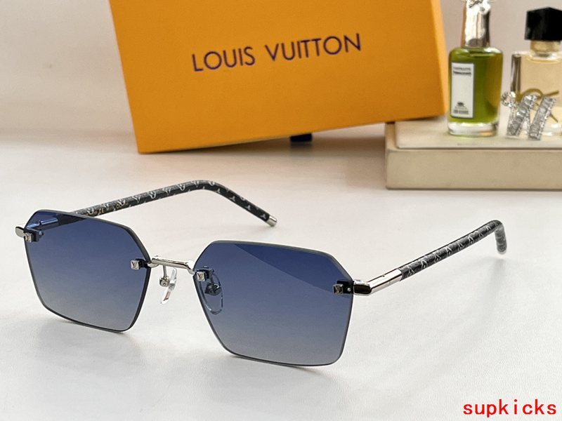 Front view of Louis Vuitton unisex sunglasses