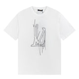 Side profile of Louis Vuitton cotton t-shirt with everyday silhouette