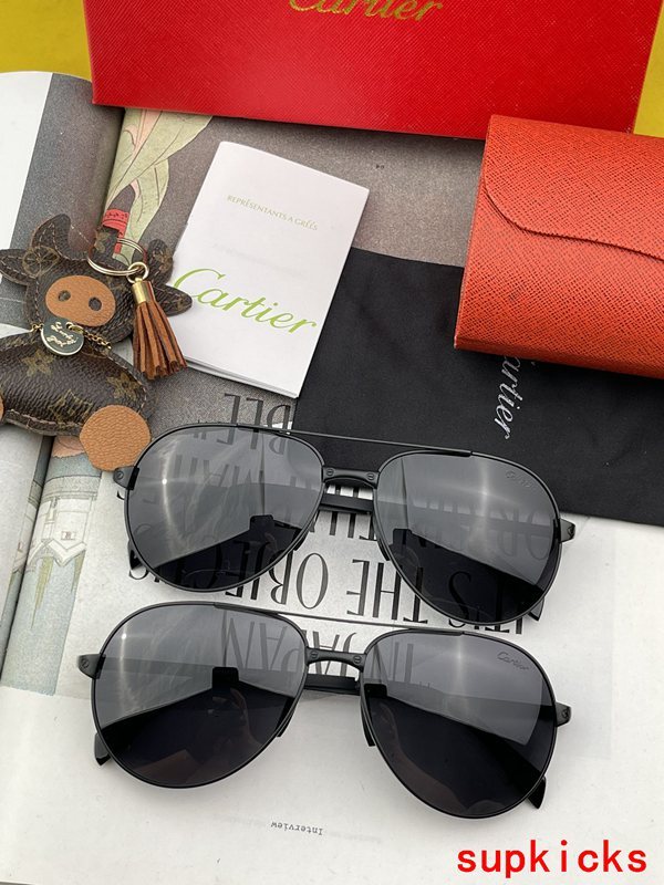 Lifestyle view of Cartier unisex sunglasses