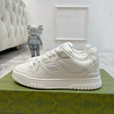 Gucci muted earth tones luxury sneakers view 5 retro runner design