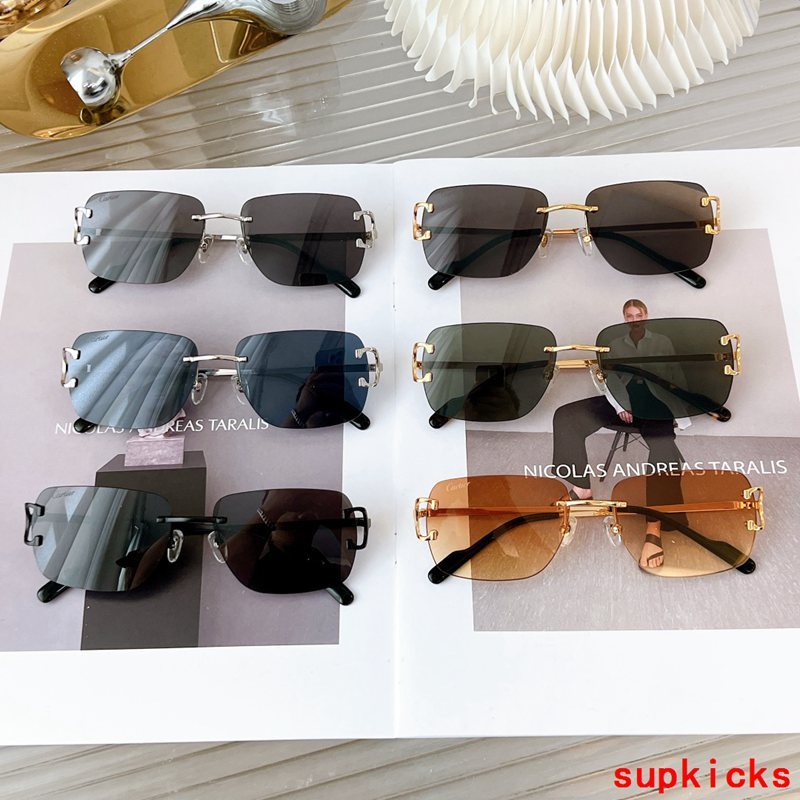 Lifestyle view of Cartier unisex sunglasses