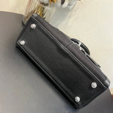 Interior view of sculpted premium bag