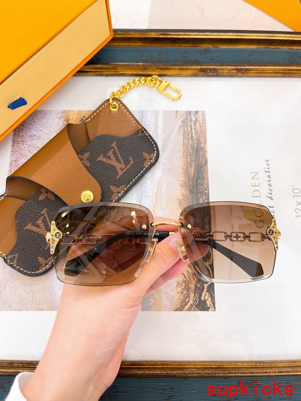 Full view of Louis Vuitton unisex sunglasses