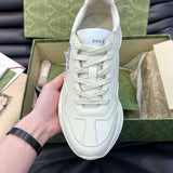 Gucci classic monochrome luxury sneakers view 7 everyday casual design