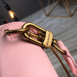 Handle and strap detail of structured elevated women's handbag – women's premium purse