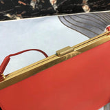 Side profile of refined sleek women's handbag – women's everyday handbag