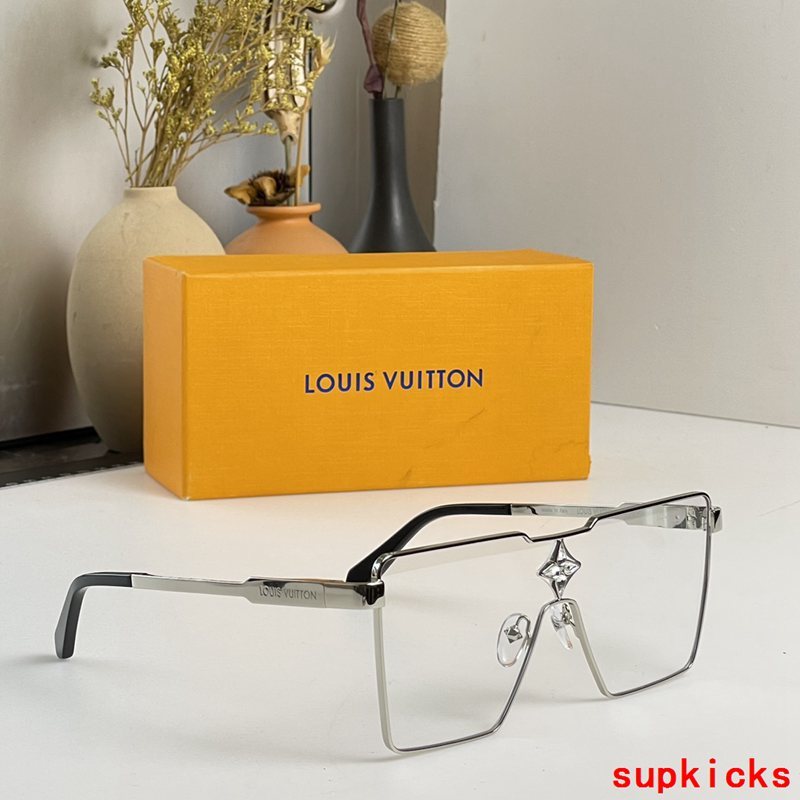 Side view of Louis Vuitton unisex sunglasses