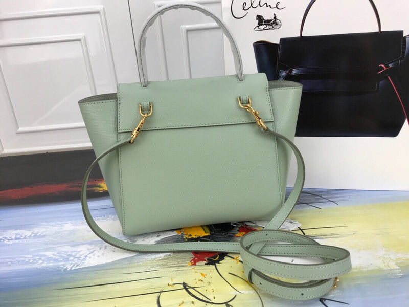 Back view of classic modern women's handbag – women's luxury accessory