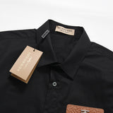 Close-up of Burberry designer clothing craftsmanship