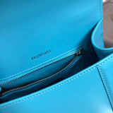 Side profile of premium polished women's handbag – women's everyday handbag