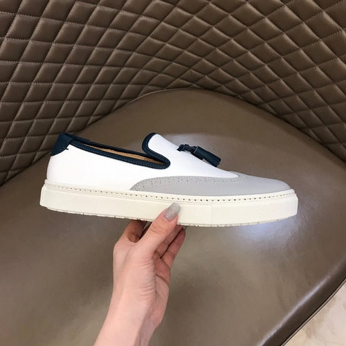 Hermès Red Low-Top Sneakers - Full Silhouette View