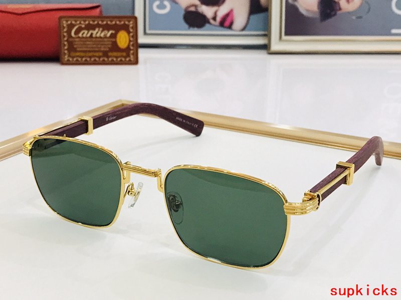 Lifestyle view of Cartier unisex sunglasses