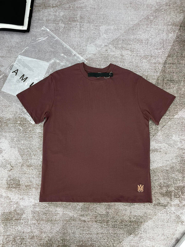 Close-up of Amiri t-shirt craftsmanship