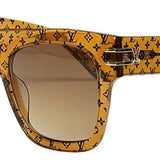 Side view of Louis Vuitton unisex sunglasses