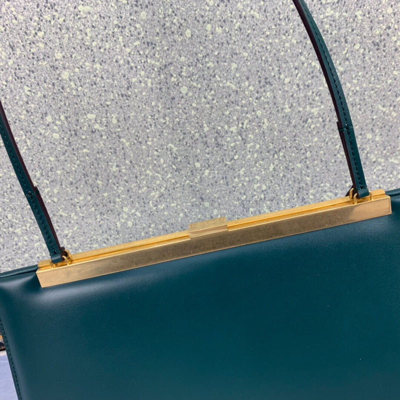 Front view of modern refined women's handbag – women's premium purse