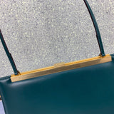 Front view of modern refined women's handbag – women's premium purse