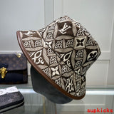 Close-up detail view of Louis Vuitton unisex cap