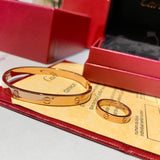 Front view of Cartier unisex jewelry piece