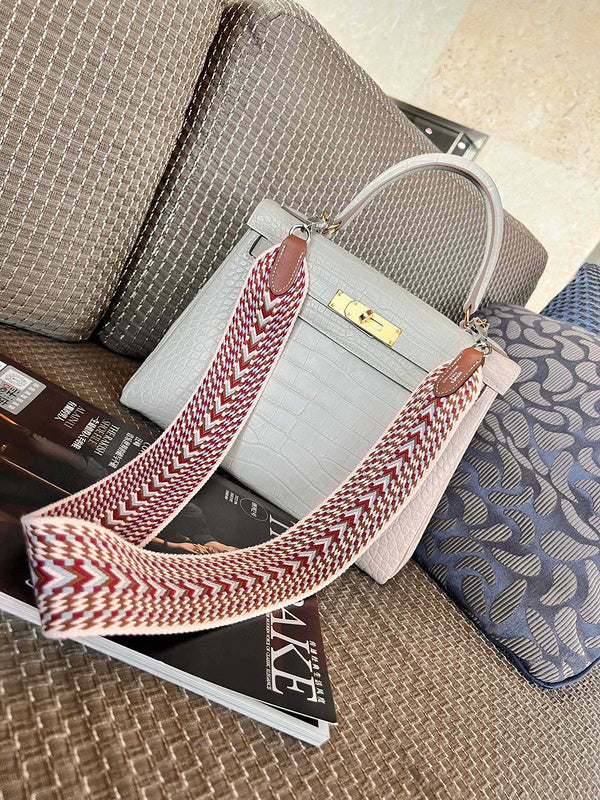 Polished bag shown from front angle