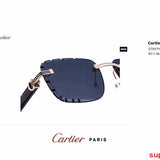 Lifestyle view of Cartier unisex sunglasses