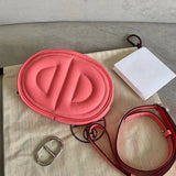 Close-up detail of poised bag design