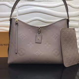 Side profile of classic premium women's handbag – women's premium purse