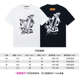 Back view of Louis Vuitton cotton t-shirt with contemporary cut