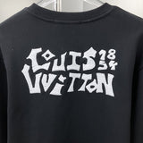 Back view of Louis Vuitton luxury clothing with streetwear-inspired cut