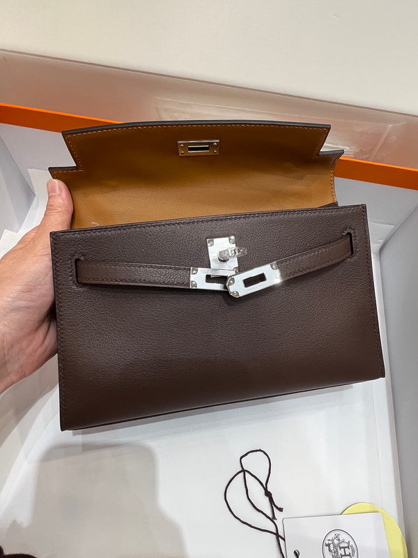 Close-up detail of understated bag design