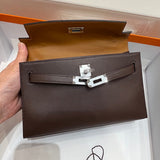 Close-up detail of understated bag design