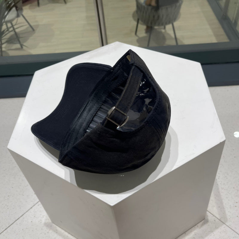 Close-up detail view of Burberry unisex cap