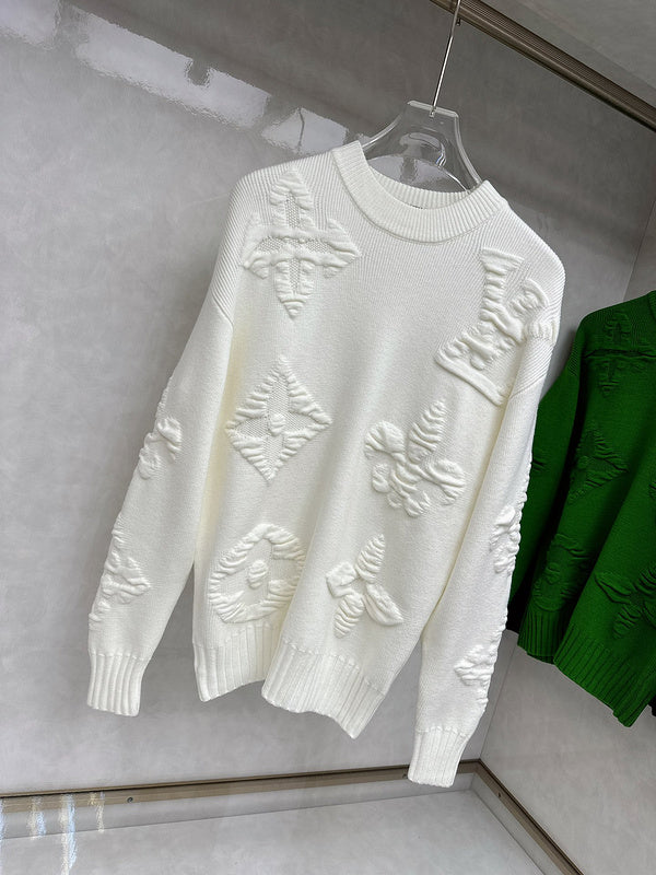 Side profile of Louis Vuitton luxury clothing with relaxed-fit cut