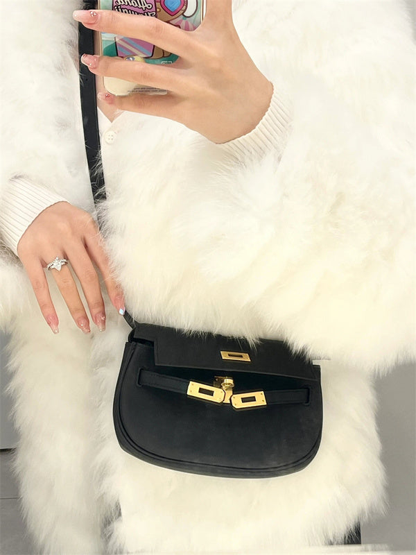 Interior view of structured premium bag