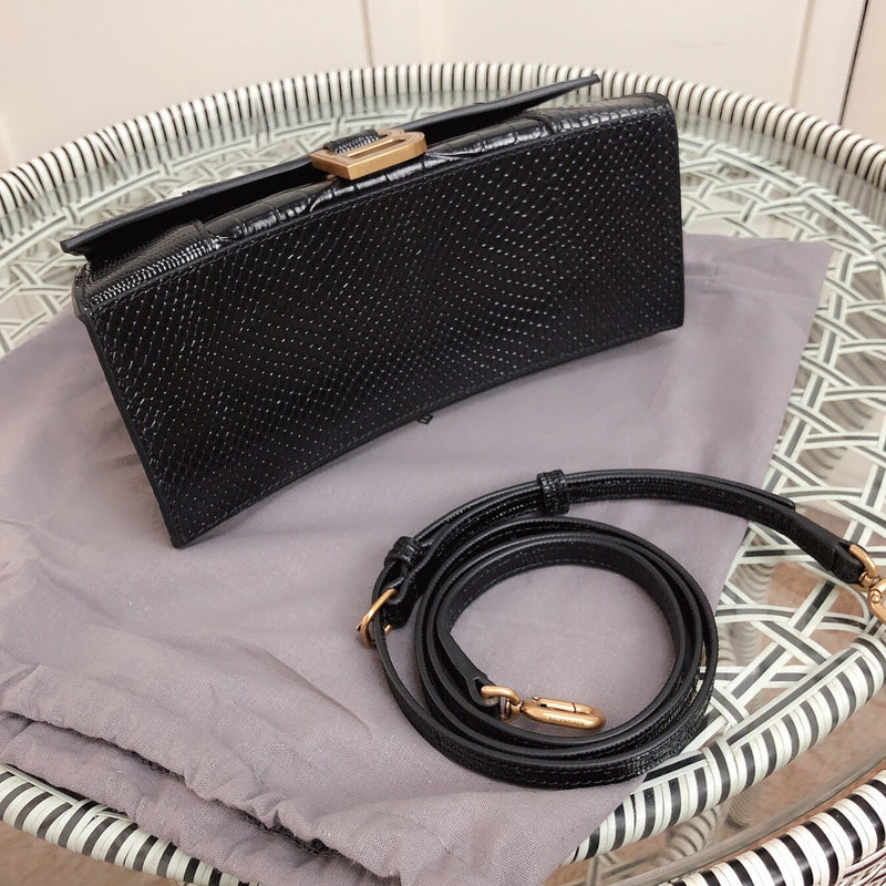 Back view of modern sleek women's handbag – women's premium purse