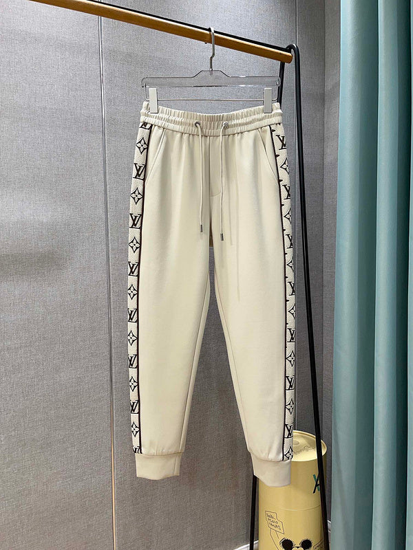 Front view of Louis Vuitton luxury clothing with tailored silhouette